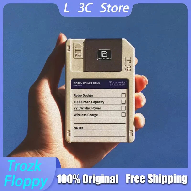 Magnetic Wireless Power Bank 10000mAh PD 22.5W Fast Charge Portable Charger with Digital Display