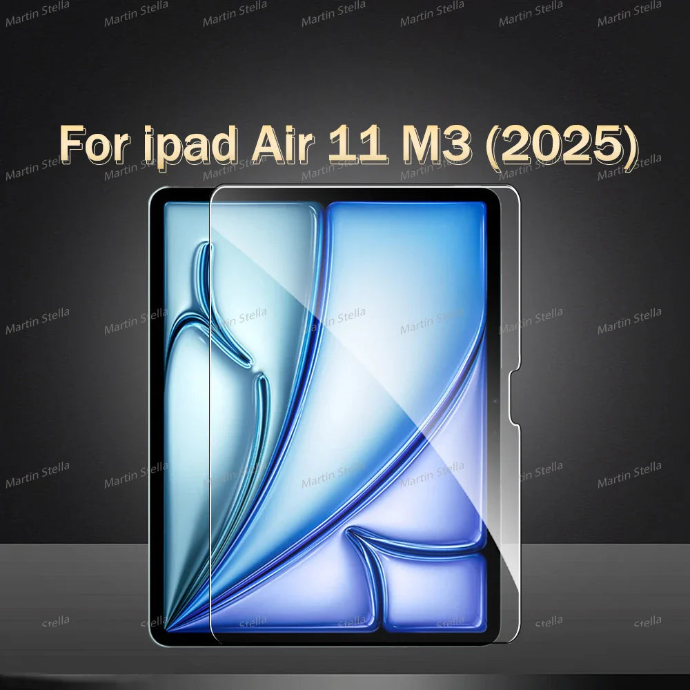 2-Pack Tempered Glass Screen Protector for iPad Pro & iPad Air — 11-inch (27.9 cm) & 12.9-inch (32.8 cm) Compatible