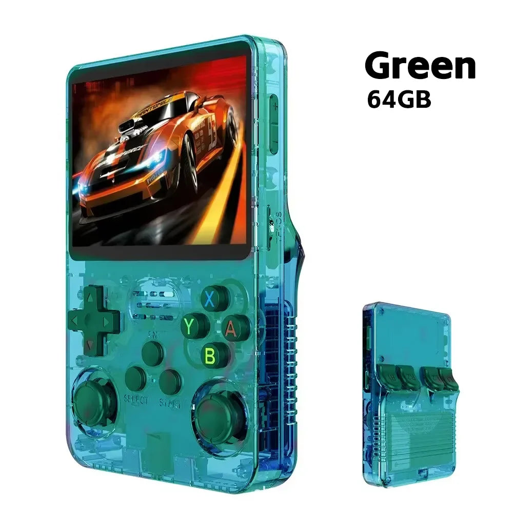 Retro Handheld Game Console 3.5-Inch (8.9 cm) IPS 640x480 — 3200mAh Portable Pocket Gamer with Dual Joysticks, Bluetooth & USB-C, 15,000+ Classic Games