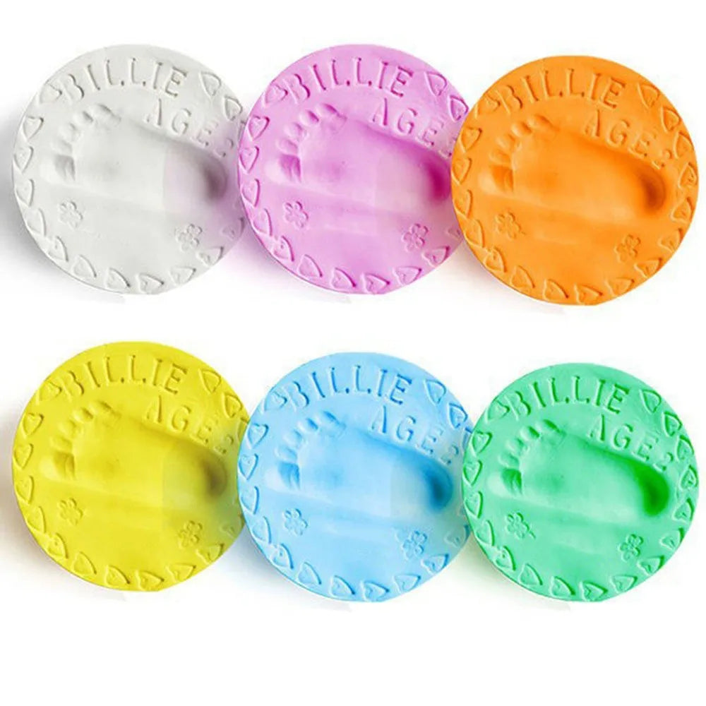 Baby Handprint Footprint Kit Air-Dry Clay 20g 1-Pack Newborn Keepsake Casting Kit for Parents
