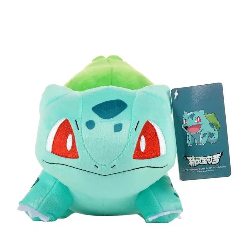 Anime Plush Stuffed Toy 6–12 in (15–30 cm) - Pikachu, Bulbasaur, Jigglypuff, Lapras, Eevee Soft Doll Gift for Kids