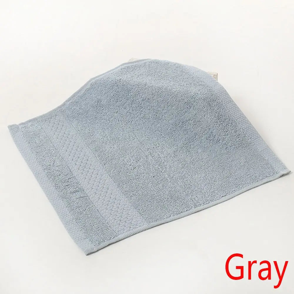 Cotton Antibacterial Absorbent Face & Body Wash Cloth - Square 34 x 34 cm (13.4 x 13.4 in)