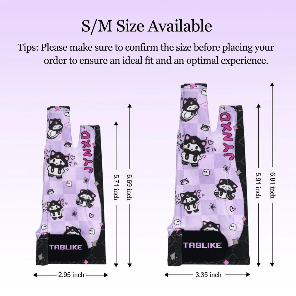 3-Layer Palm Rejection Artist Drawing Glove - Anti-Slip Digital Art Glove for Graphic Tablets & iPad (Left or Right Hand)