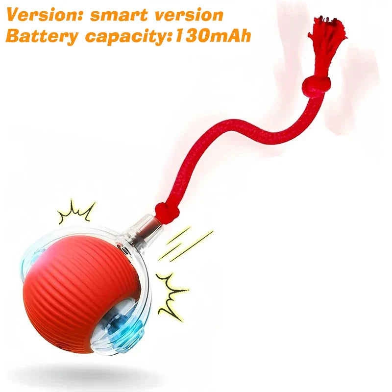 Rechargeable Automatic Rolling Cat Ball - Interactive Smart Toy for Cats & Kittens (2.36 x 2.75 in / 60 x 70 mm)