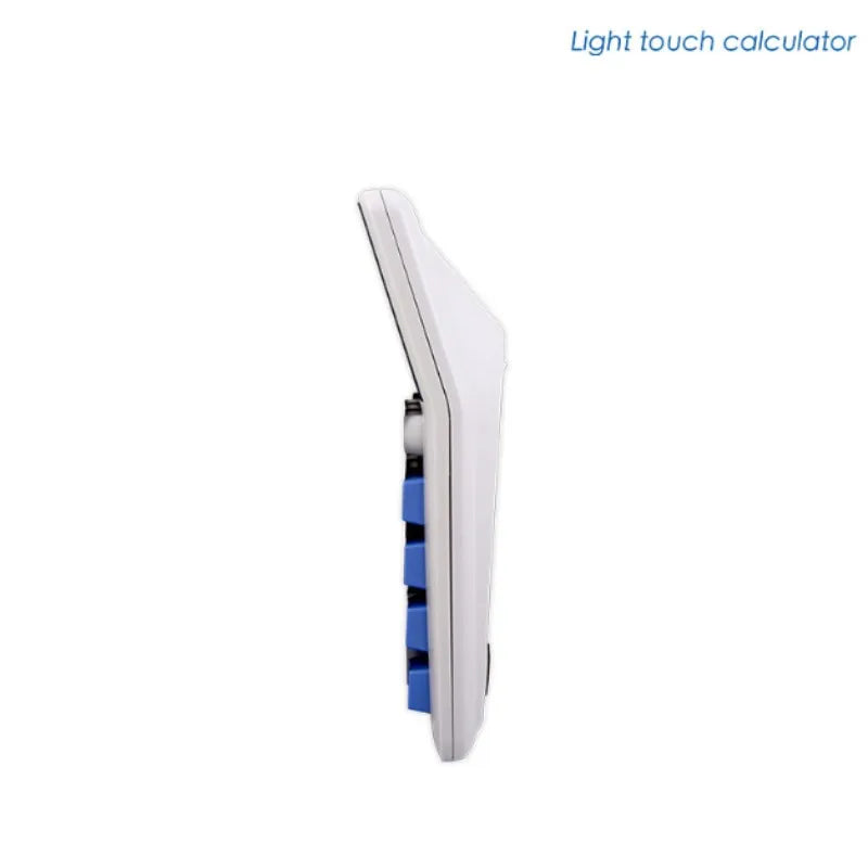 Solar-Powered 12-Digit ABS Calculator — Dual Power (Solar + AA), Office & Student Financial Calculator