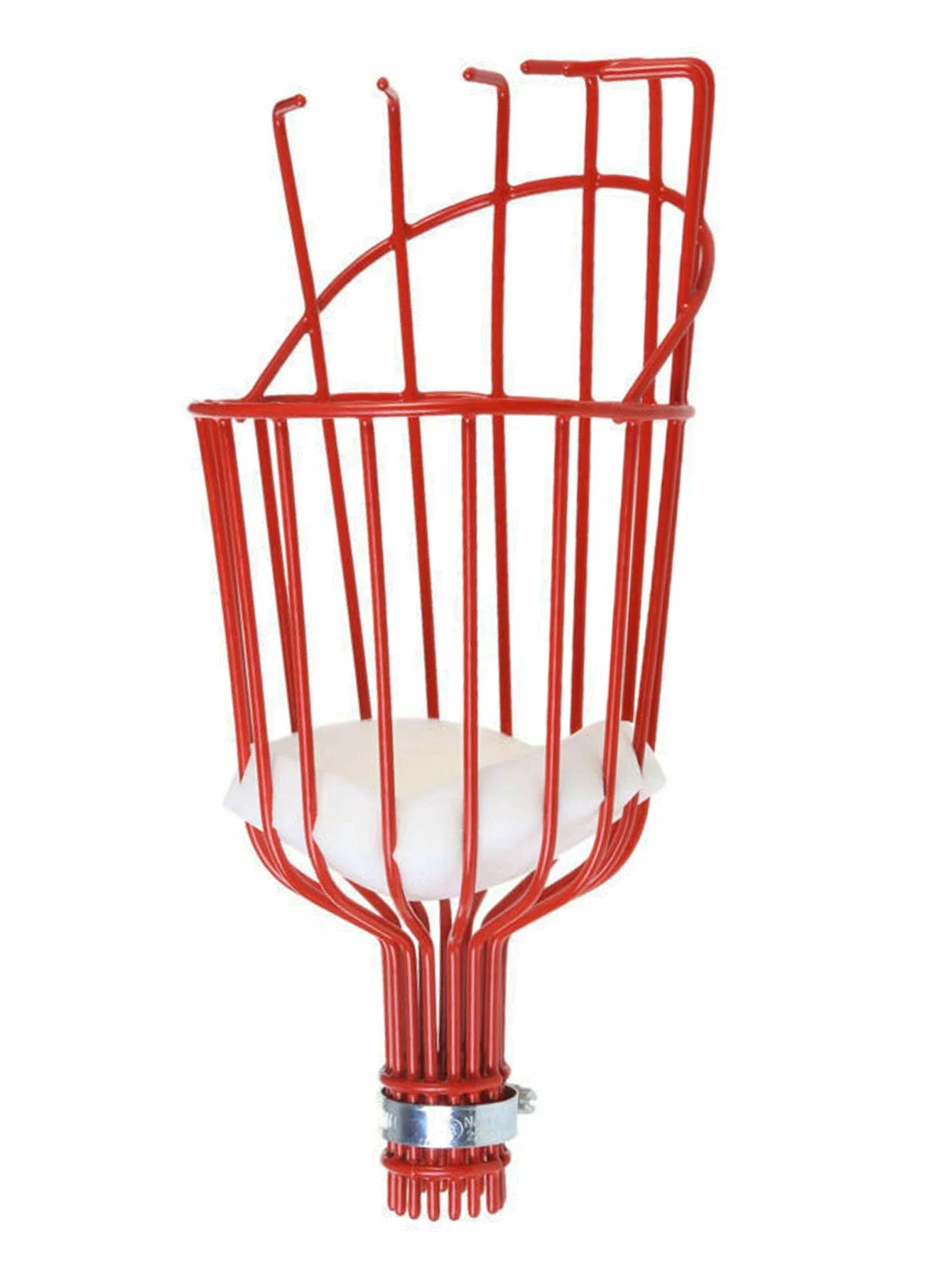 Fruit Picker Basket with Foam Cushion – Pole Attachment Harvesting Tool for Apples & Peaches