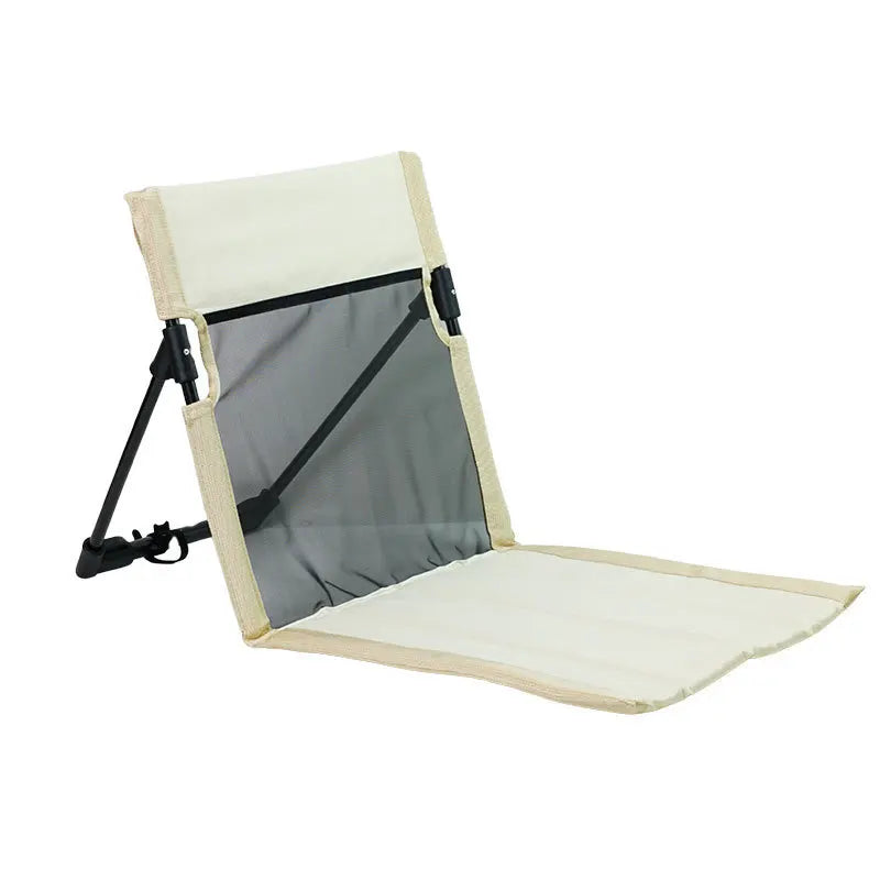 Foldable Oxford Cloth Camping Floor Chair – Portable Backrest for Beach, Picnic & Garden (Seat 15.9×16.1 in / 40.5×41 cm; Mat 31.1 in / 79 cm)