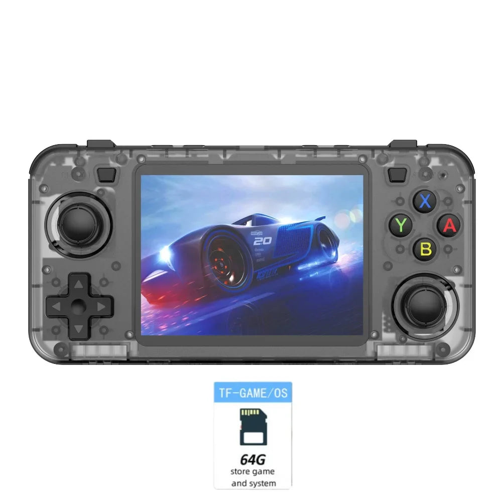 Horizontal Retro Handheld Game Console 3.5-inch (8.9 cm) Portable Pocket Player 64GB - 15,000+ Classic Games