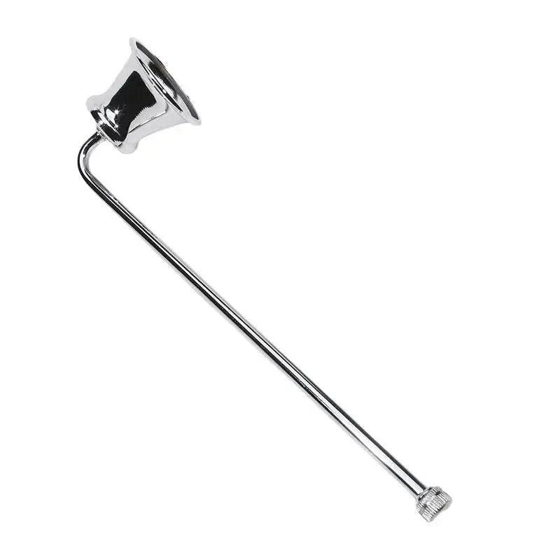 Bell-Shaped Metal Candle Snuffer — Gold Black Silver, 18 cm (7.1 in) Handle Vintage Candle Extinguisher for Home & Spa