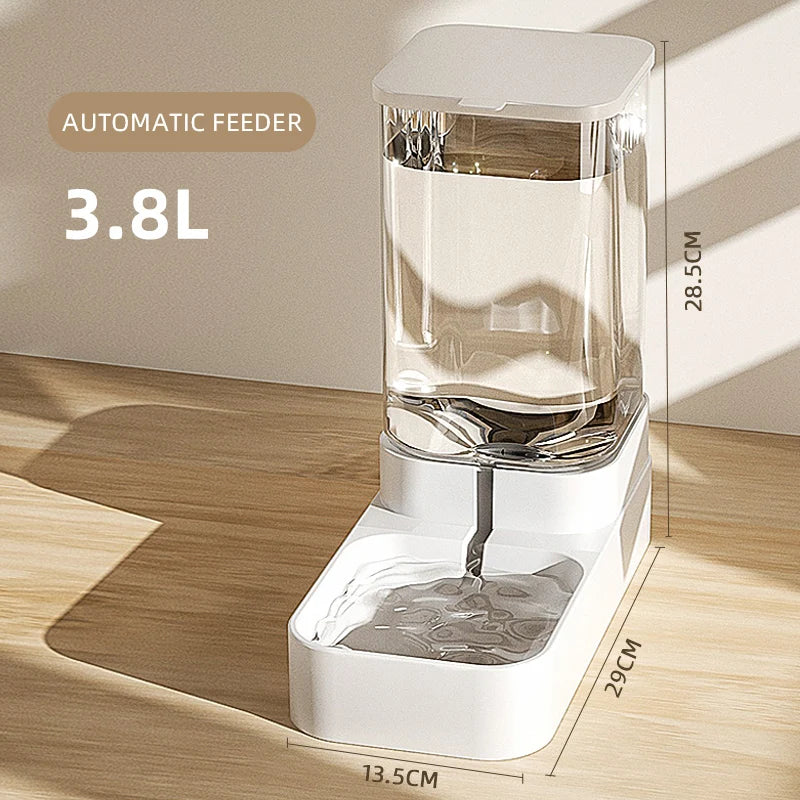Pet Feeder & Drinker for Dogs - 200g Plastic Food Dispenser (PP+PE)