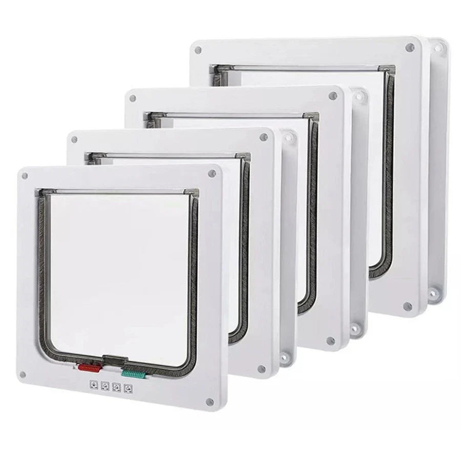 1-Pack Pet Door for Glass & Acrylic Panels — Two-Way Cat & Small Dog Flap