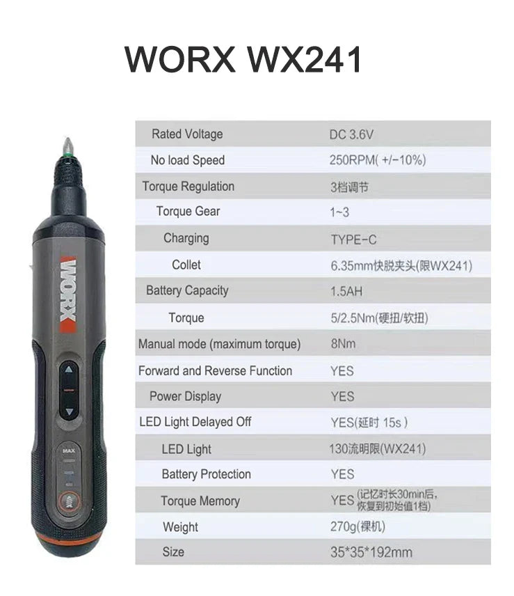 4V Mini Cordless Precision Screwdriver Set, USB Rechargeable — 30-Bit Kit with Quick-Release & LED Options