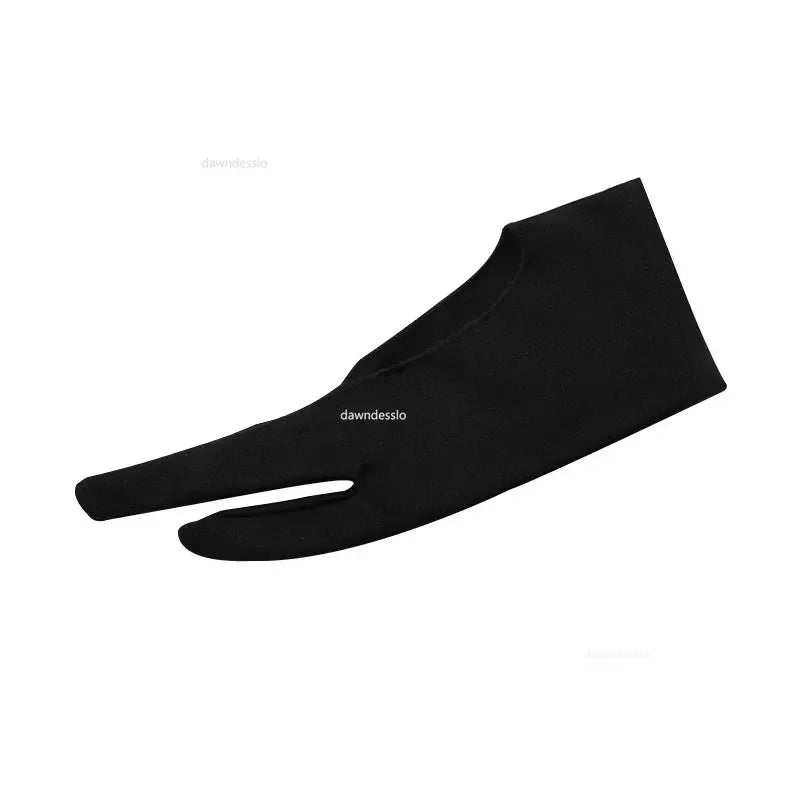 Two-Finger Anti-Touch Drawing Gloves for Tablets – Anti-Fouling Artist Screen Touch Gloves