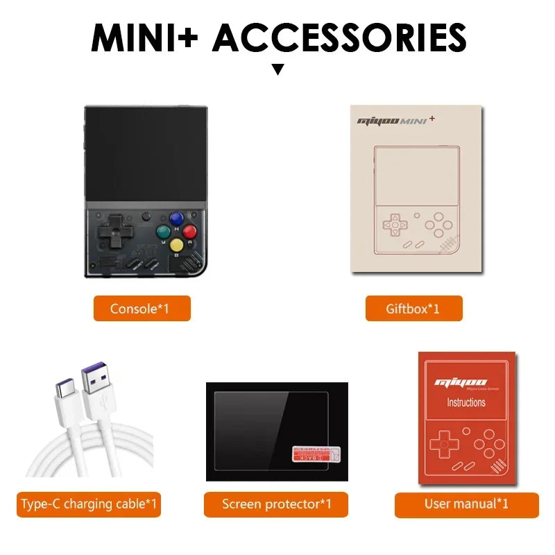 Portable Retro Handheld Game Console, 3.5-inch (8.9 cm) IPS Screen, 25,000+ Games, 3000mAh Battery, Kids Gift