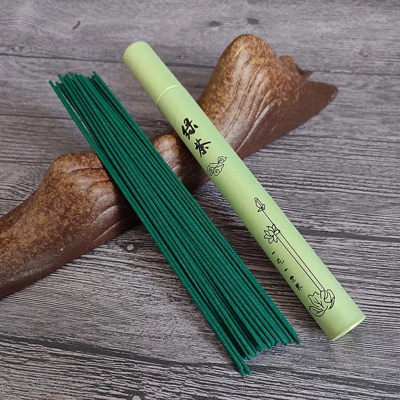 40-Pack Natural Sandalwood Incense Sticks — Lavender, Green Tea & Rose Aromas for Home, Meditation & Ceremony