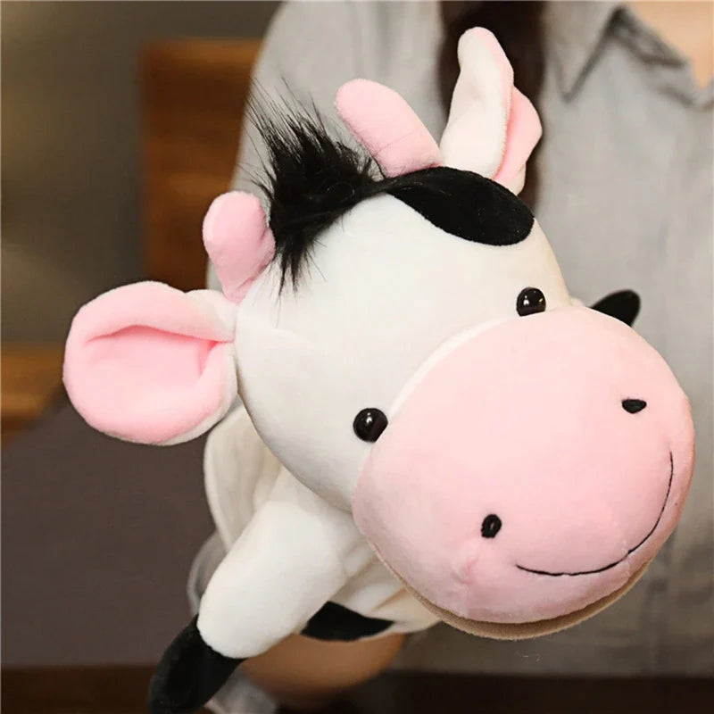 Cartoon Hand & Finger Plush Puppets — Soft Hand Puppet for Kids Party Favors & Family Fun