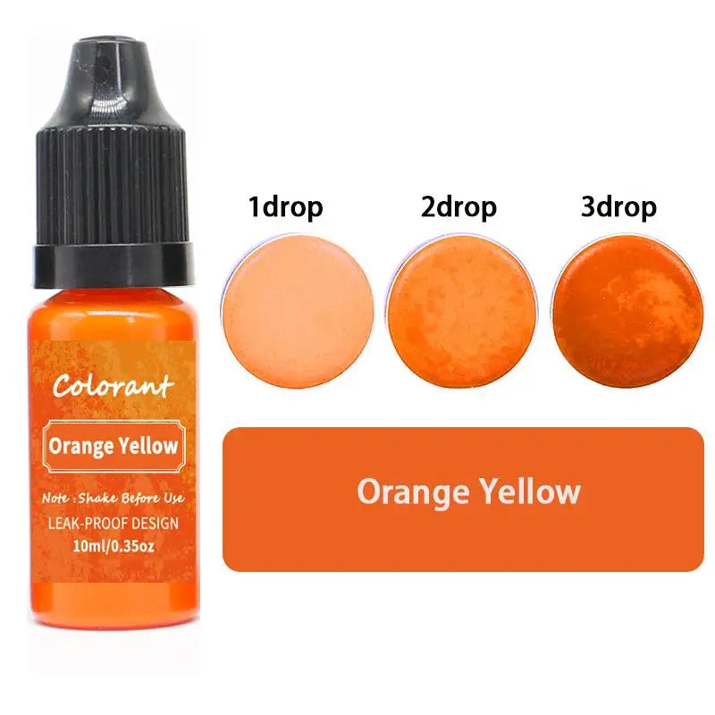 20-Color Liquid Candle Dye Set for DIY Candles, Soap & Resin Crafts