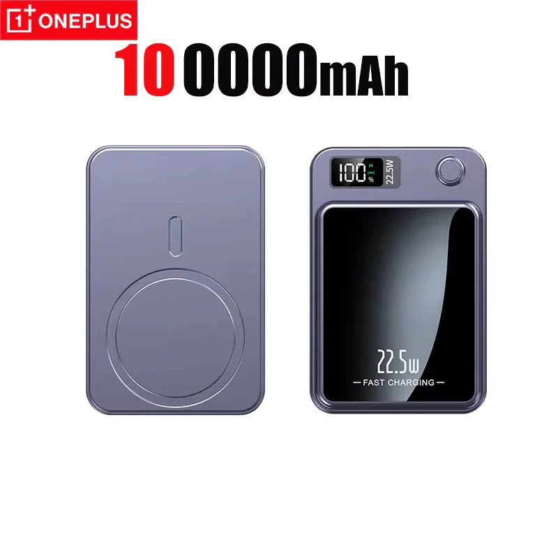 Magnetic Wireless Power Bank 200000mAh 22.5W Fast Charging Portable Charger with Digital Display for iOS & Android