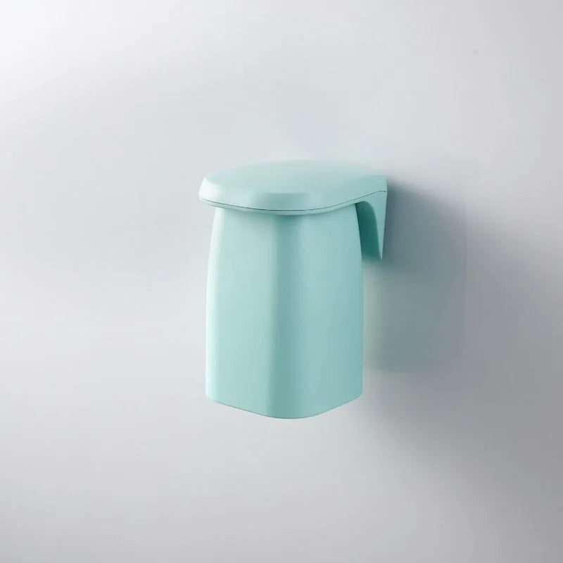 Magnetic Wall-Mounted Toothbrush Cup Holder Minimalist Japanese Style ABS Bathroom Storage 1-4 Pack