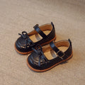 Little Girls Mary Jane Flats – Soft PU Leather School Shoes, Breathable Cute Flats for Spring & Autumn (Brown, Beige, Black)