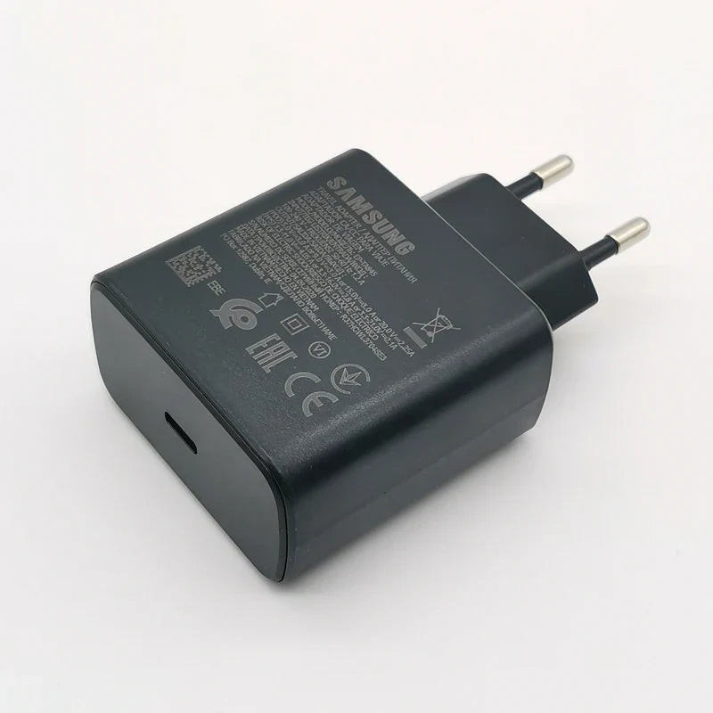 45W USB-C PD Super Fast Charger Adapter with 1.8M (5.9ft) Type-C Cable - EU Plug, Compatible with S24/S23/S22/S21/S20/Note/Flip/Fold Series