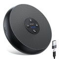 USB Wired Conference Speakerphone with 2 Mics – 360° Voice Pickup, Certified for Online Meetings, Office & Home