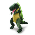 Plush T-Rex Dinosaur Backpack with Adjustable Straps, Kids School Bag for Boys and Girls