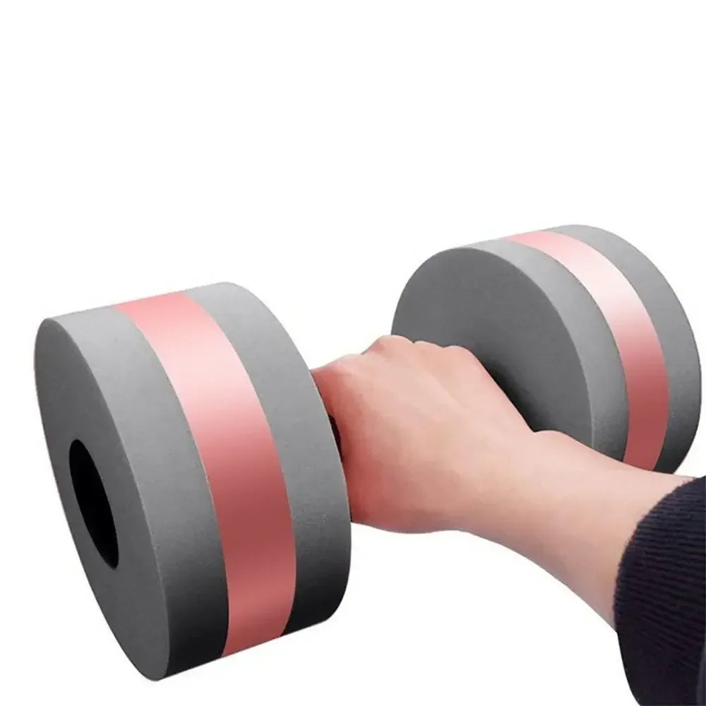 EVA Water Dumbbell – Floating Pool Aerobics Foam Dumbbell for Aquatic Fitness (10.63 in / 27 cm)