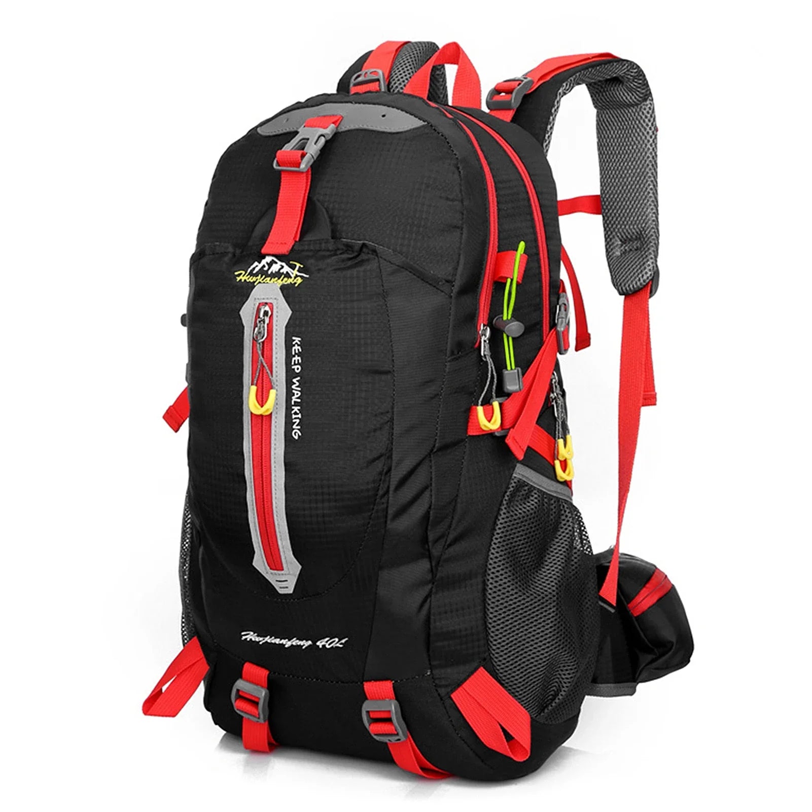 40L Water-Resistant Travel Backpack - Unisex Hiking & Camping Daypack for Men & Women
