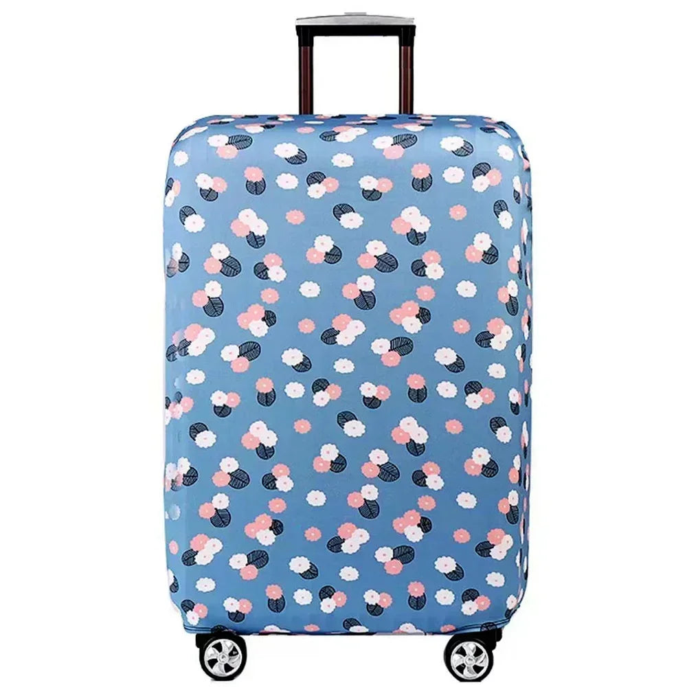 Washable Stretch Luggage Cover - Suitcase Protector for 18–32 Inch (45–81 cm) Suitcases | Geometric Print Travel Accessory