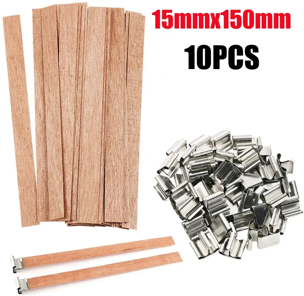 DIY Wooden Wick Candle Kit – Soy & Paraffin Wax Aromatherapy Candle Making Guide