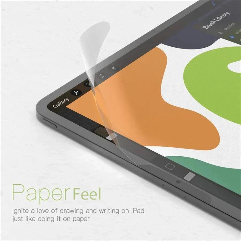 Paper-Feel Matte Screen Protector for 11-Inch (27.9 cm) iPad, 2-Pack PET Film, Anti-Glare, No Glass