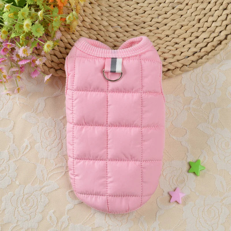 Winter Padded Windproof Dog Coat for Small Dogs - Chihuahua & Puppy Jacket