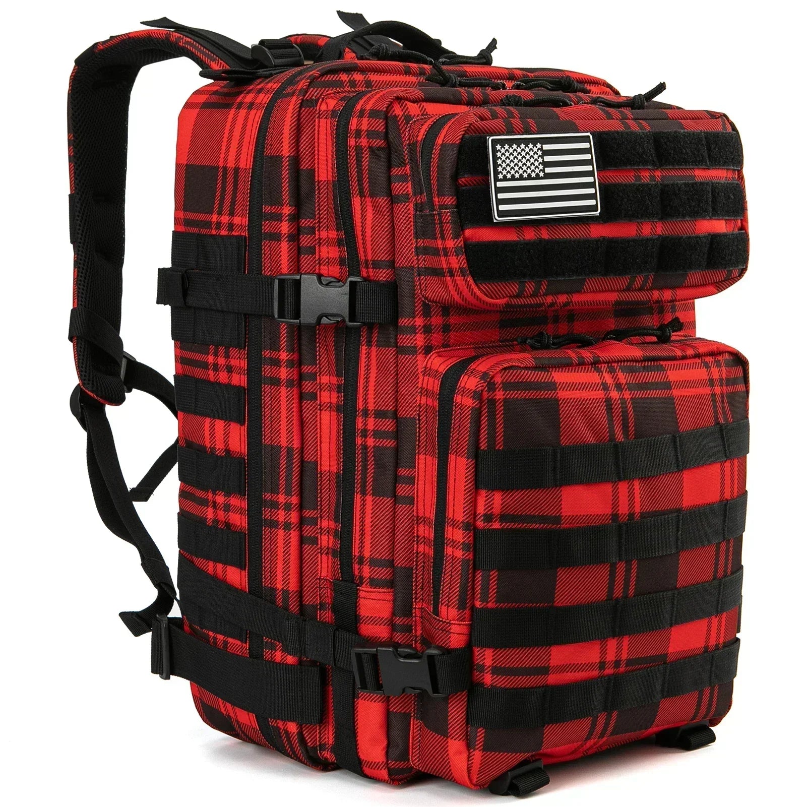 45L (2,746 cu in) Tactical Backpack — 3-Day Outdoor Hiking Camping Trekking Gym Bag for Men & Women