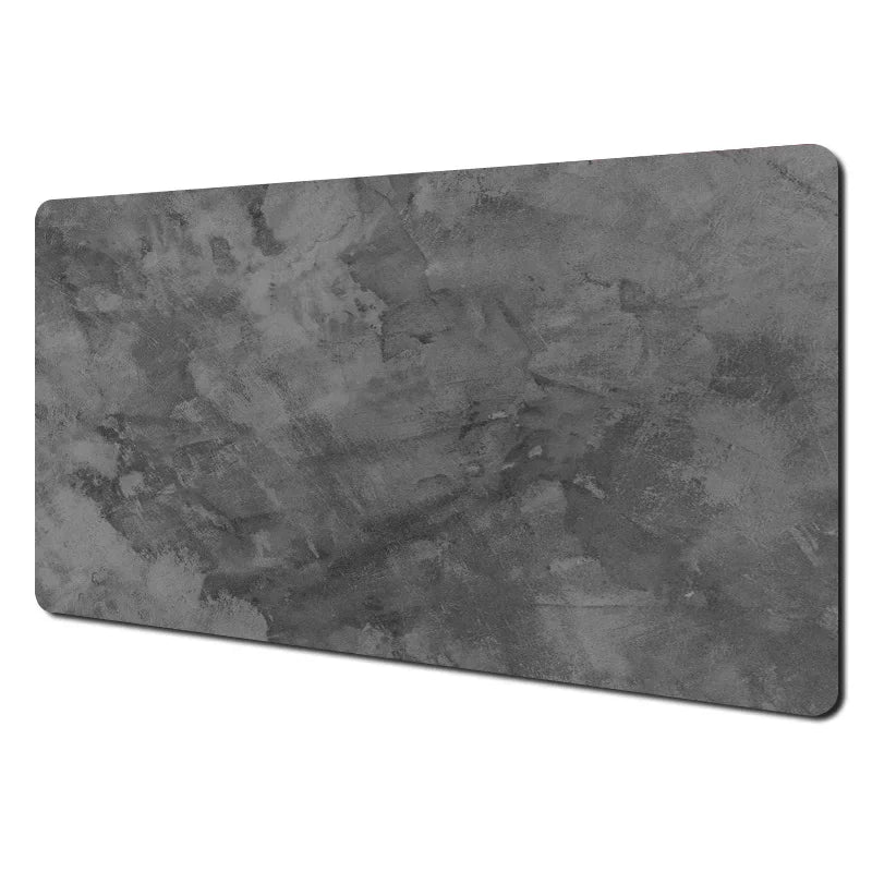 Gray Extended Mouse Pad – Stitched Edge XXL / Large Desk Mat, Non-Slip Rubber Gaming & Office Mousepad
