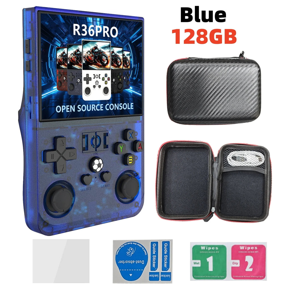 Open-Source Retro Handheld Game Console 3.5-inch (8.9 cm) IPS Screen Portable Pocket Player 128GB Storage 22,000 Games