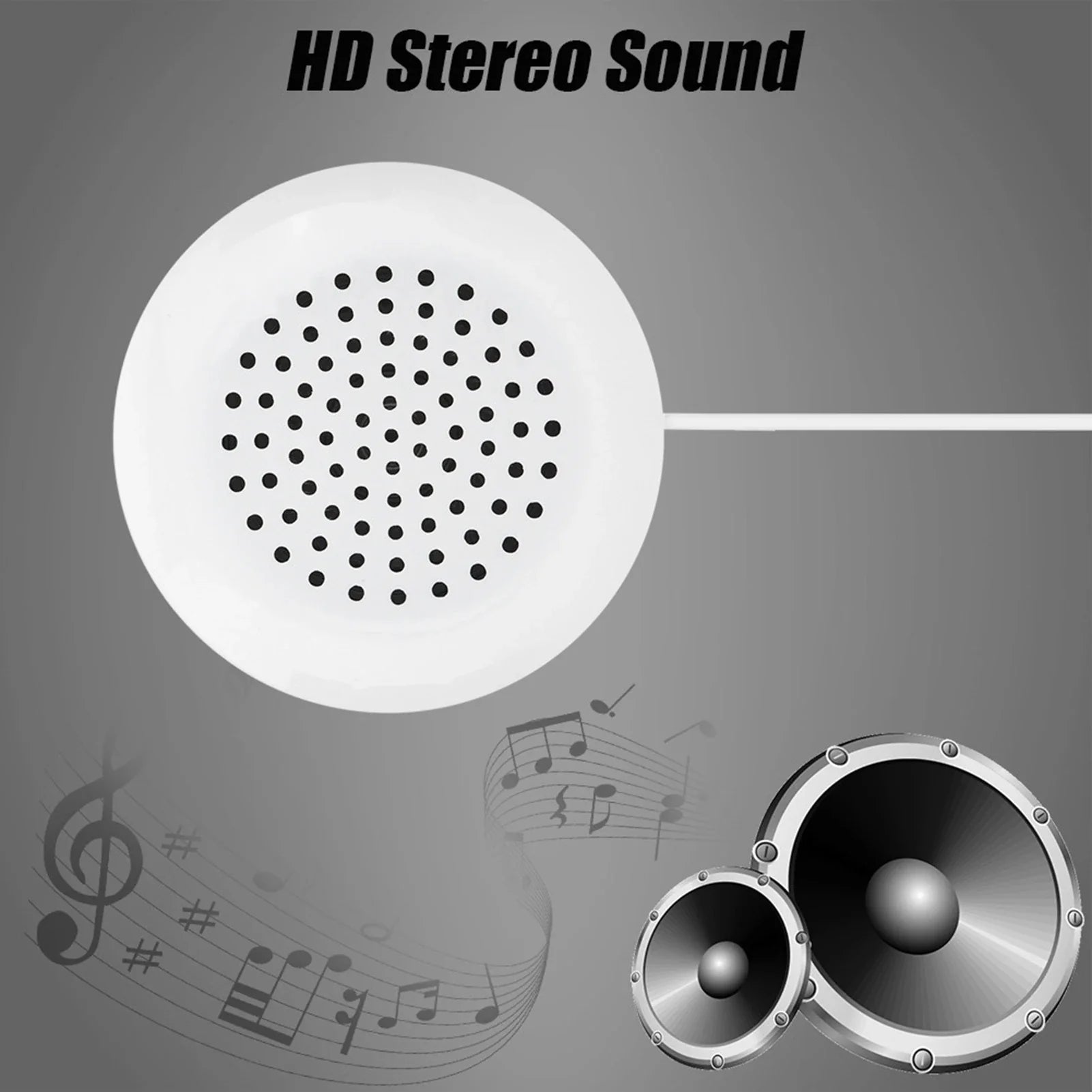 DIY Pillow Speaker 3.5mm Mini Stereo Portable Speaker for MP3, Phone, CD Players