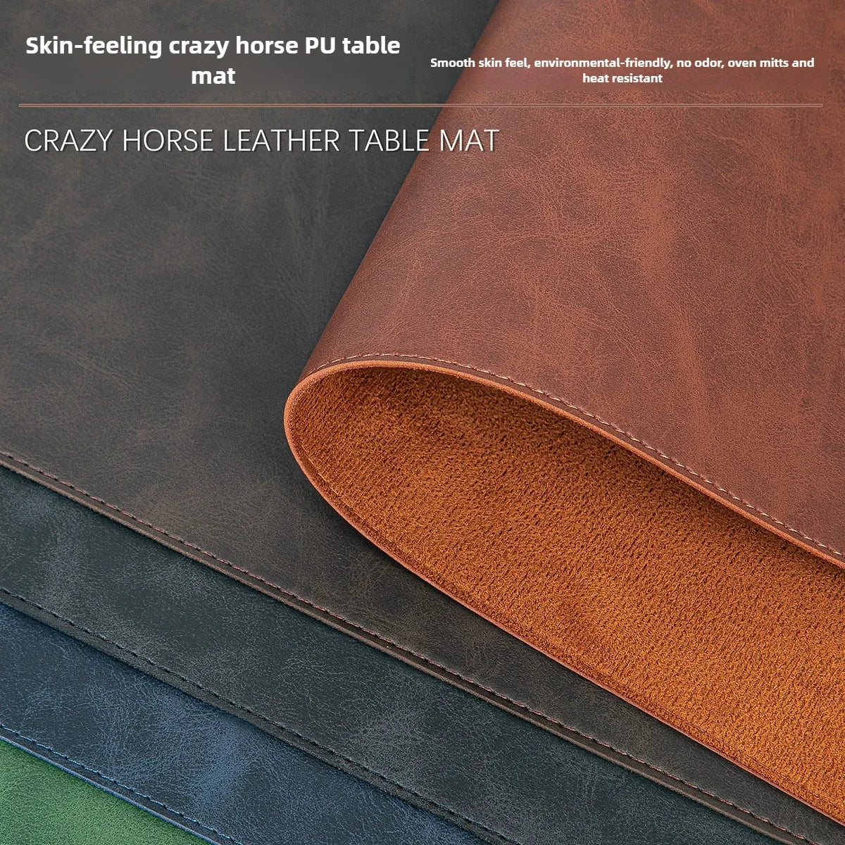 Waterproof PU Leather Desk Pad – Large Non-Slip Mouse Pad & Keyboard Mat for Computer and Laptop, Easy-Clean Protective Desk Mat