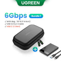 2.5" SATA to USB-C Hard Drive Enclosure — USB 3.1 Gen 2 (10Gbps) UASP Tool-Free SSD/HDD Case, Supports 7mm & 9.5mm, Up to 10TB