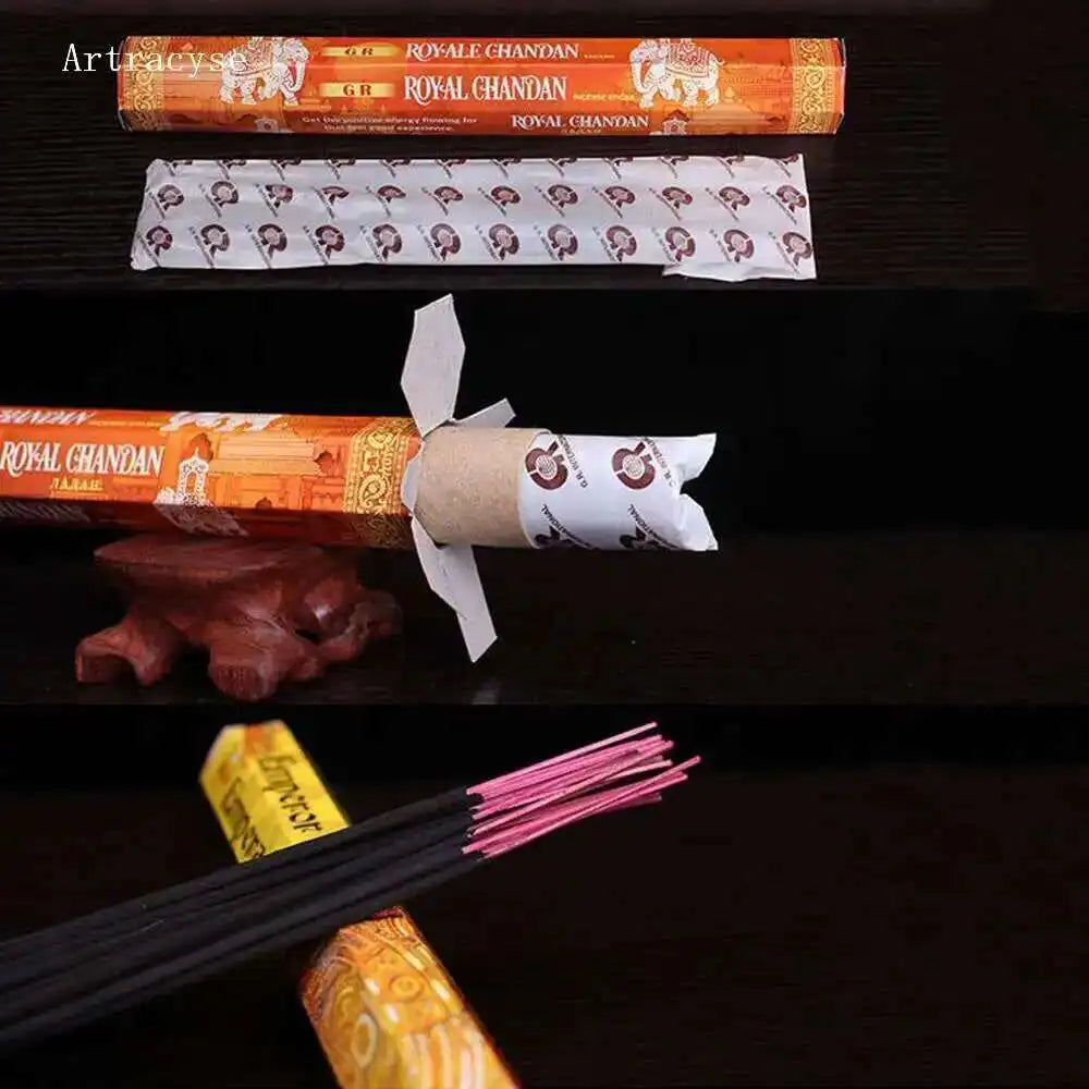 20-Pack Sandalwood & Agarwood Incense Sticks 23 cm (9.1 in) Long-Lasting Fragrance for Home, Bedroom, Bathroom, Meditation