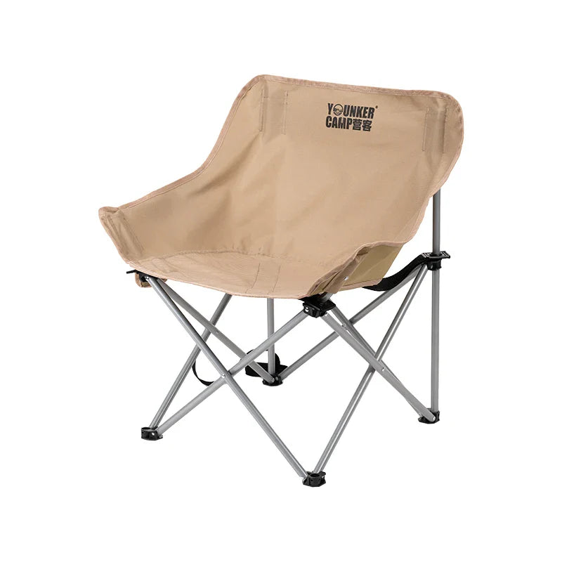 Portable Folding Moon Chair – Camping, Picnic & Fishing Stool | 120kg Capacity, 600D Oxford