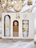 Lattafa Yara Moi: 3 Pc Set 3.4 Edp Spray + 6.8 Deo Spray + Hair Mist Women. Perfume By For