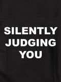 SILENTLY JUDGING YOU Kids T-Shirt