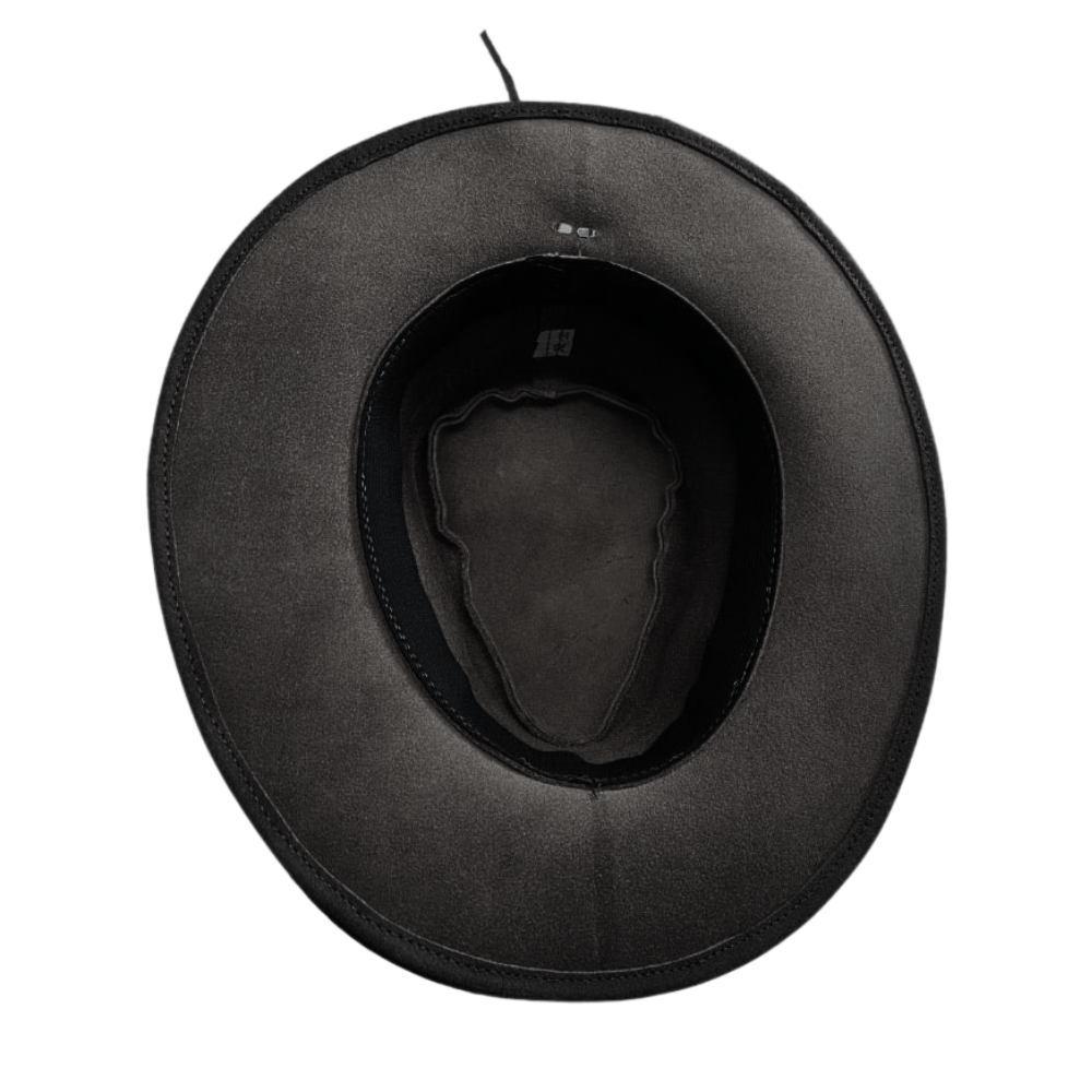 Crazy Horse Leather Rancher Hat - Chocolate