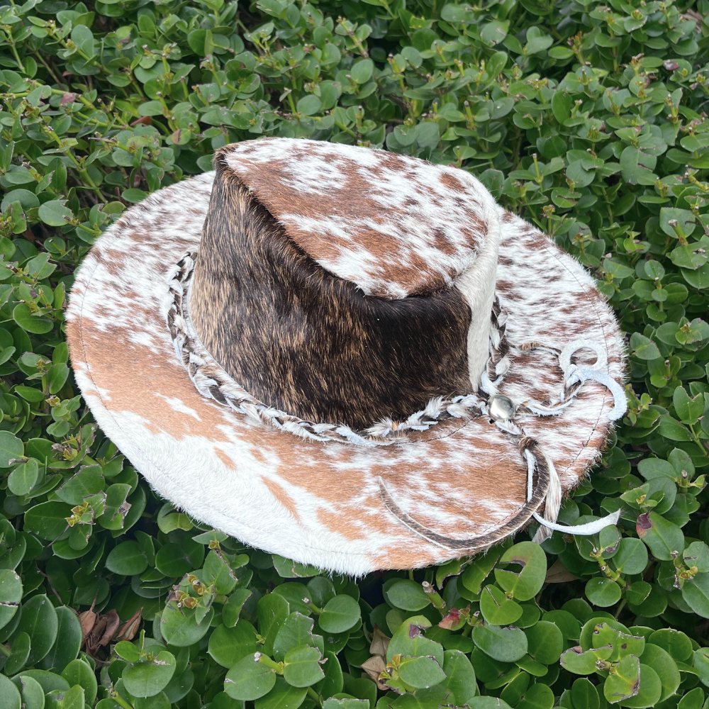 Frontier Cowhide Fur-on Rancher Hat