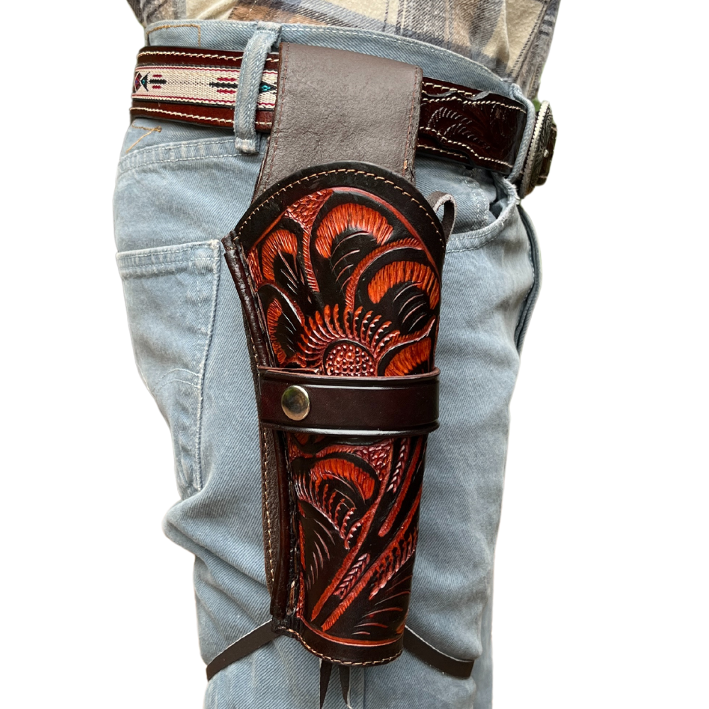 XL Leather Holster Long Barrel  - Brown