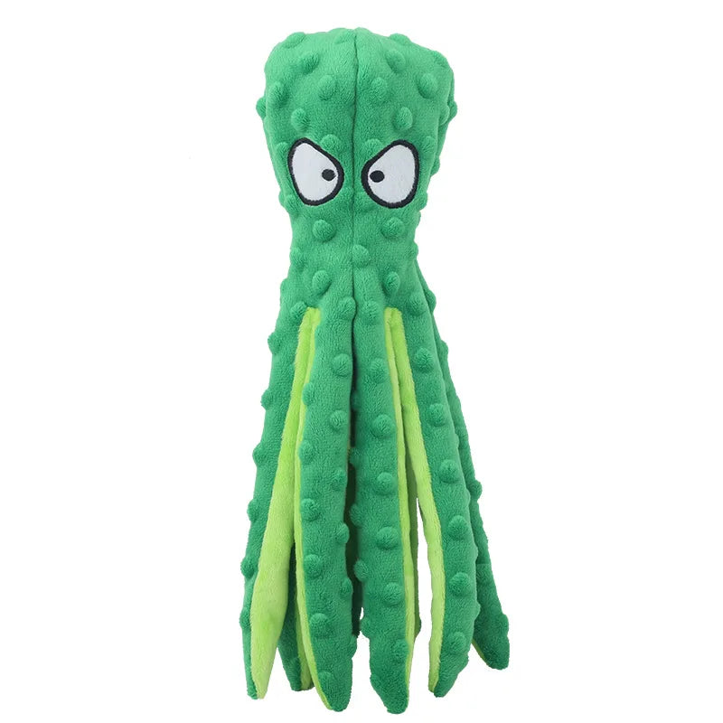 Plush Dinosaur Chew Toy for Dogs & Cats - Interactive Fleece Plush for Small Dogs