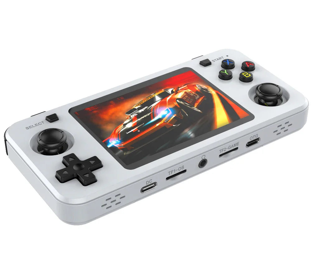 Portable Retro Handheld Game Console – Open-Source Pocket Player, 3.5-inch (8.9 cm) Display, 64GB/128GB, 10,000+ Games, Kids Gift