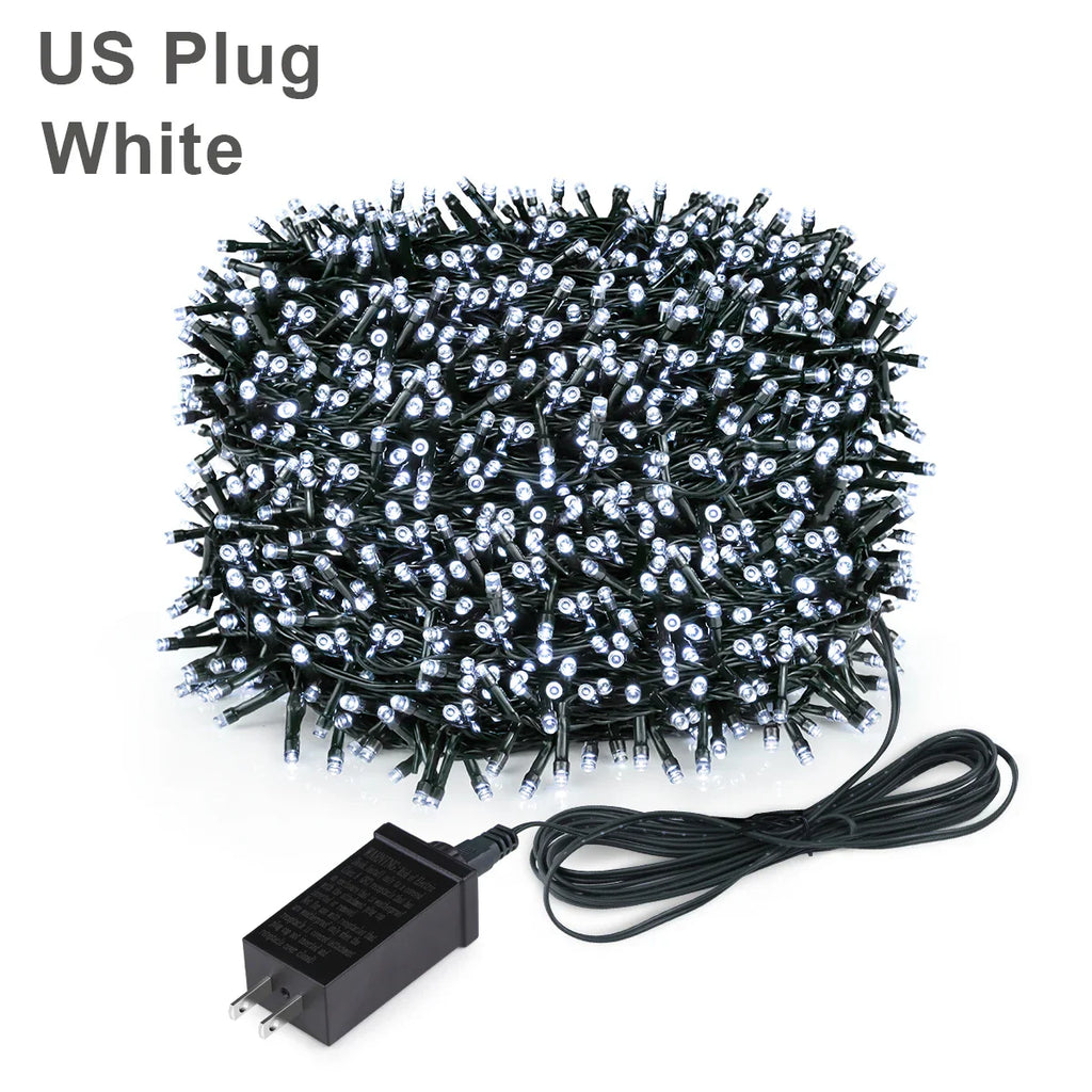 Waterproof LED Fairy String Lights — White, Warm White & Multicolor (IP65) for Curtains, Weddings & Party Lighting