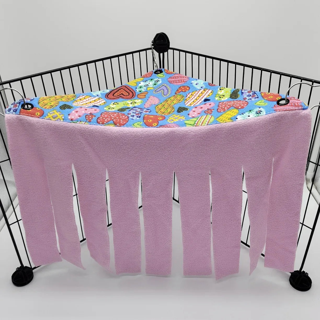 Tassel Pet Tent Hideout Hanging Bed for Small Pets — Guinea Pig Hamster Hedgehog Corner Hammock Nest